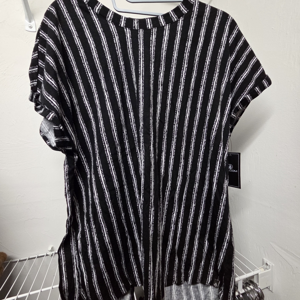 Volcom Monochrome Striped Shirt
